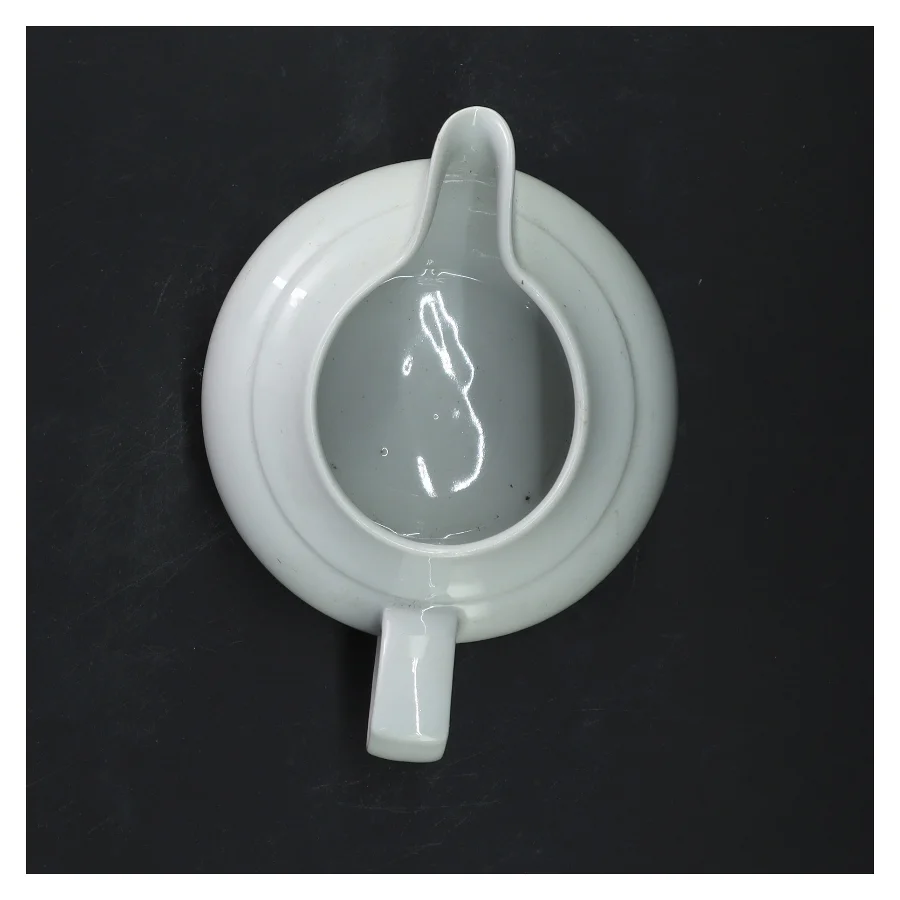 Hvid flødekande (str. Ø 12 cm)