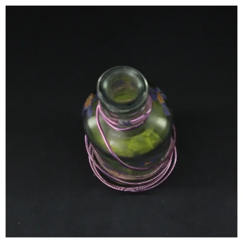 Dekorativ glasflaske (str. 30,5 cm)