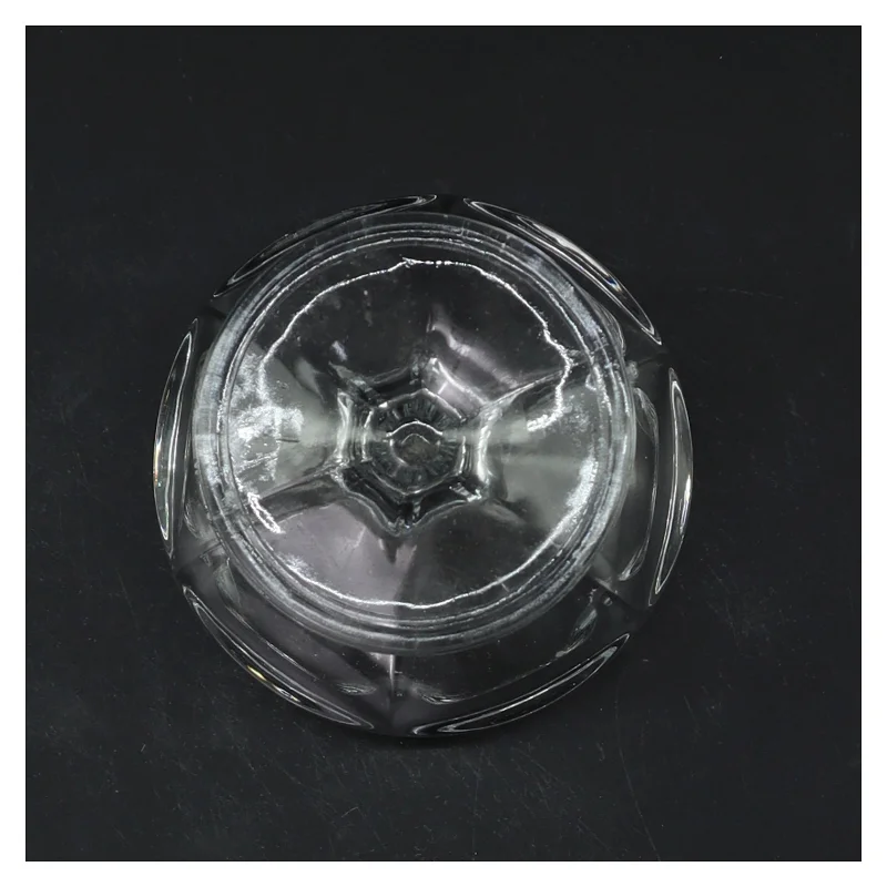 Glas dessertskål med fod (str. Ø 8,5 cm)