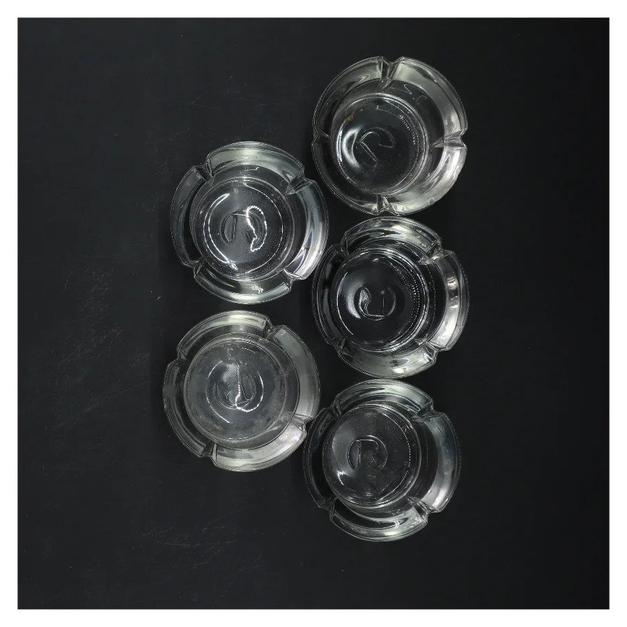 Glas lysestager fra Rosendahl (str. Ø  7,5 cm)