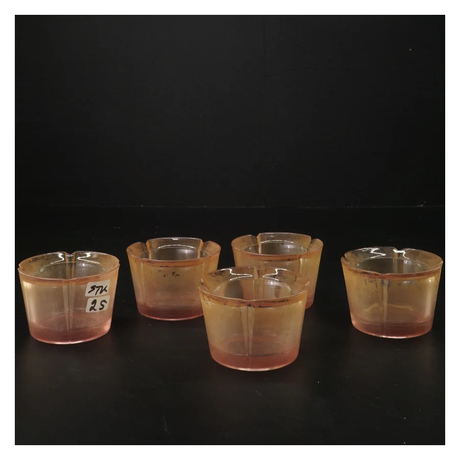 5 stk. med små vintage glas fra Rosendahl (str. Ø 8x h5 cm)