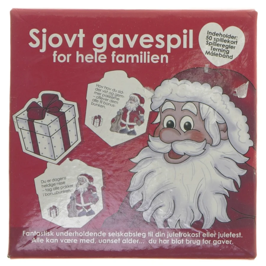 Sjovt gavespil for hele familien (str. 13,5x13,5 cm)