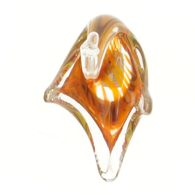 Glasfigur med flerfarvet design (str. 18x12x16 cm)