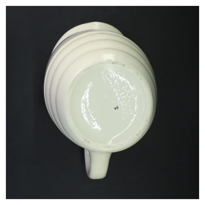 Gammel Keramikkande med blåt mønster (str. 27x16 cm)