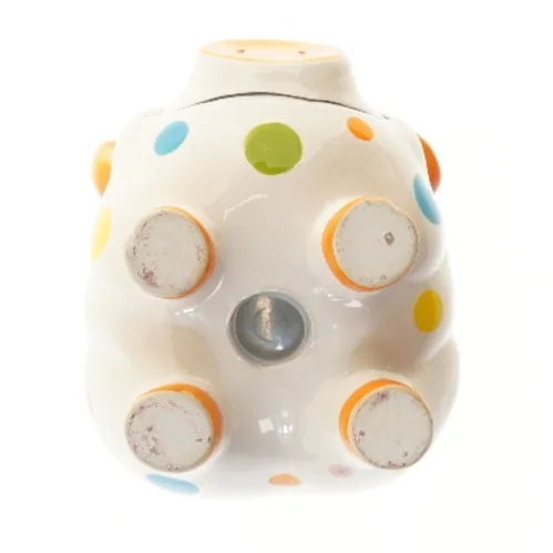 Ny Sparegris med prikker (str. Ø 17 cm)