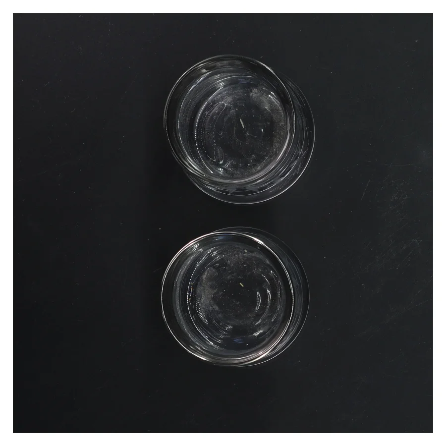  glasstager med sølvkant fra lene bjerre(str. Ø 6,5x7 cm)