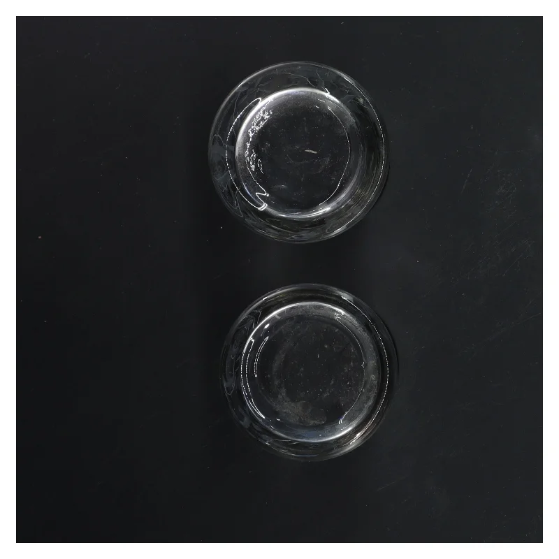  glasstager med sølvkant fra lene bjerre(str. Ø 6,5x7 cm)