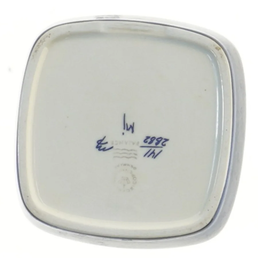 Keramisk fad med mønster fra Royal Copenhagen (str. 11x11 cm)