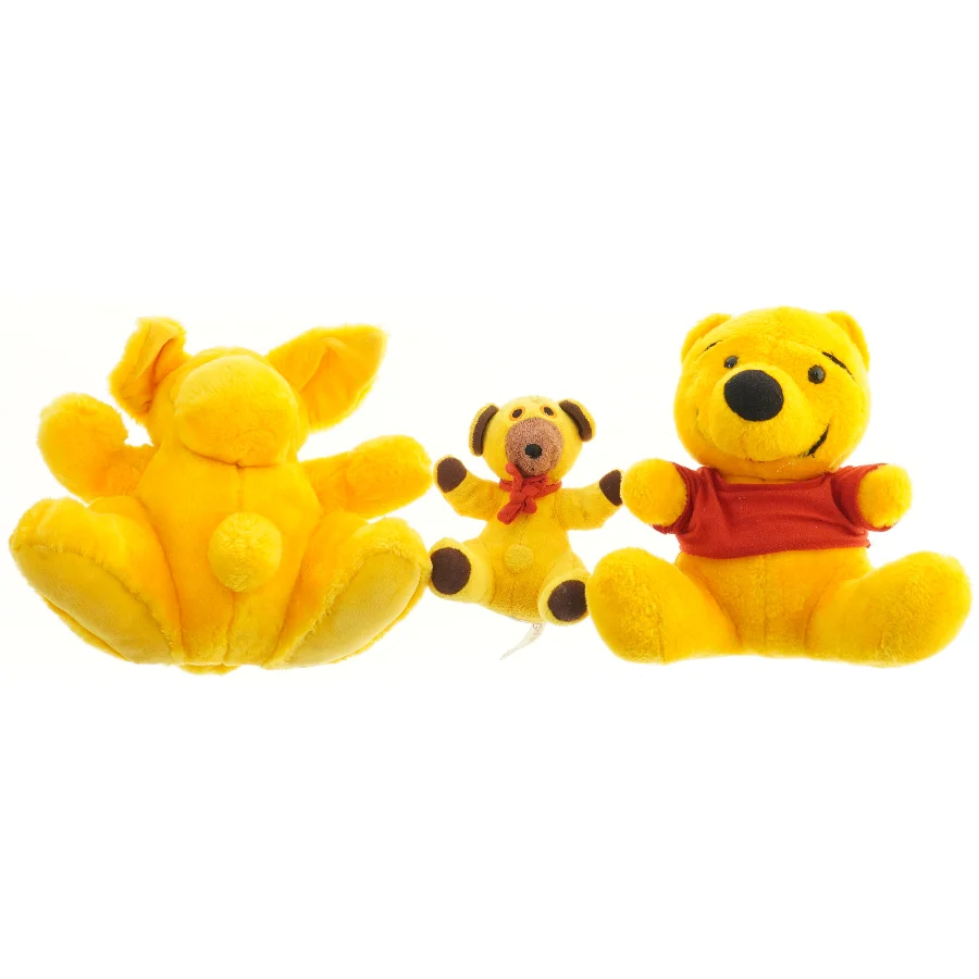 Winnie the Pooh og venner bamser (str. 16, 24 og 22 cm)