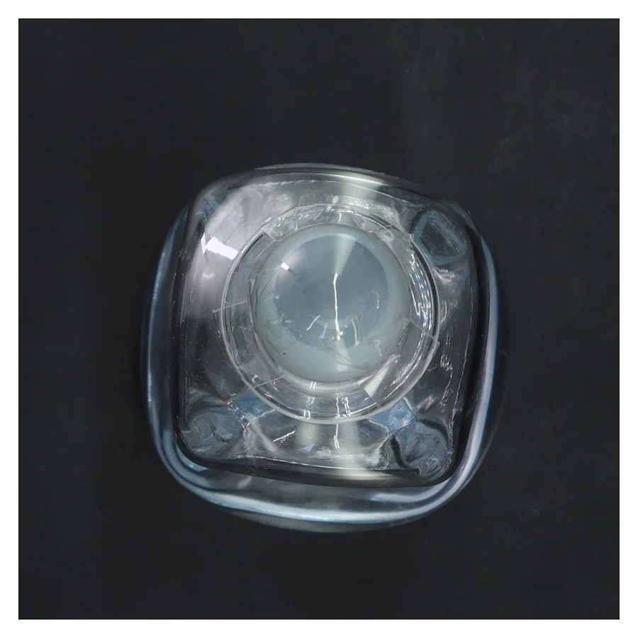 Glasflaske med prop (str. 24 cm)fra holmegaard 