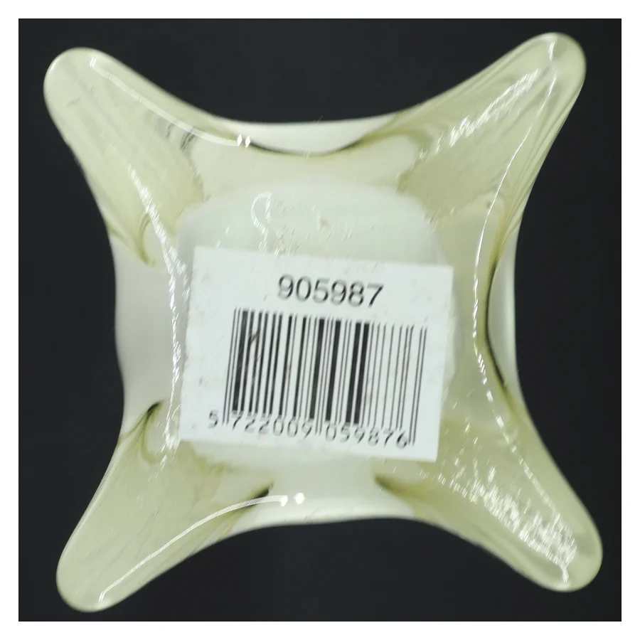 Hvid vase fra holmegaard (str. 51x9x9 cm)