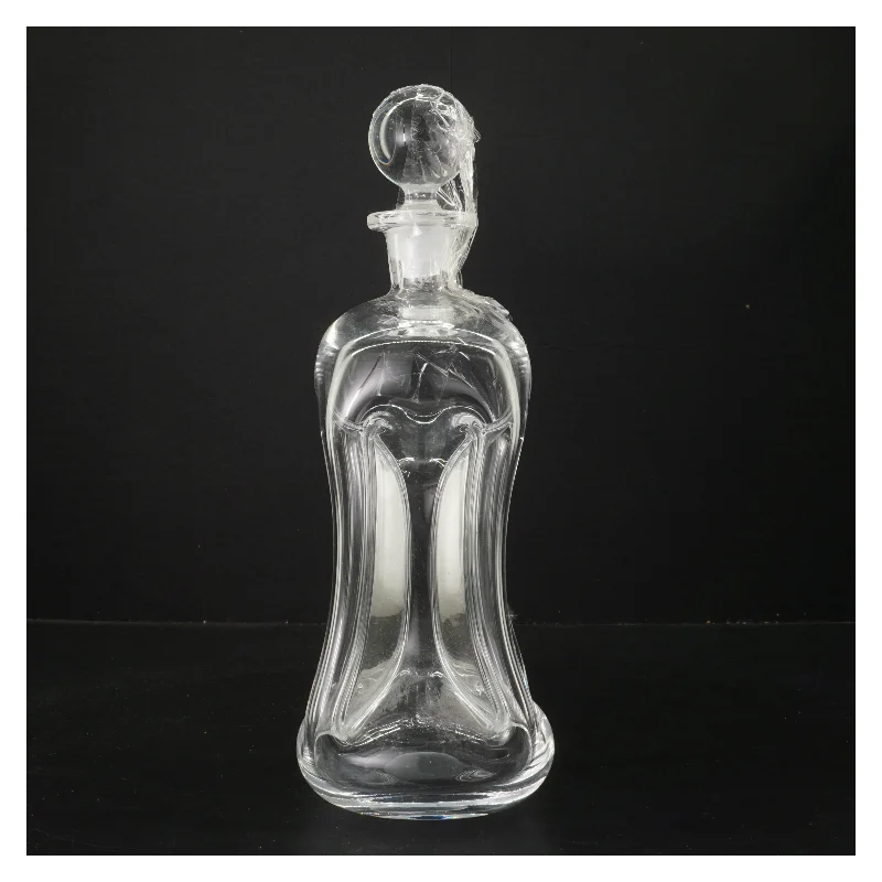 Glas karaffel fra holmegaard med prop (str. 32 cm)