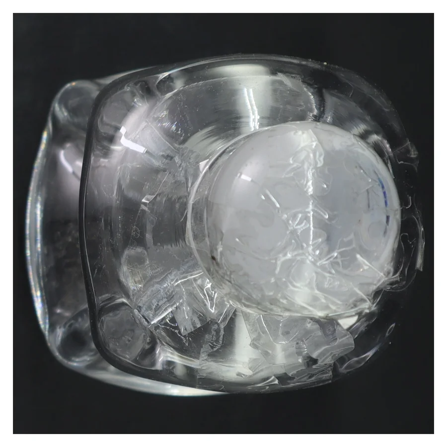 Glas karaffel fra holmegaard med prop (str. 32 cm)