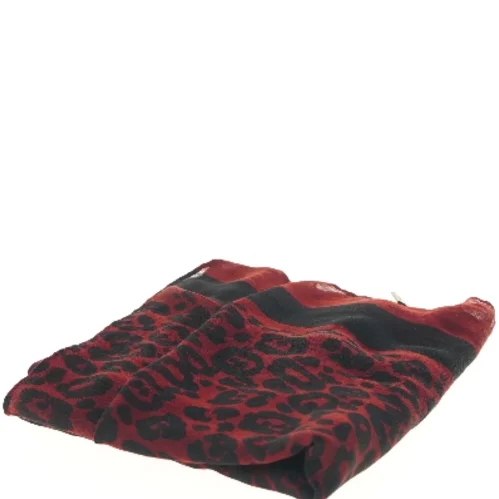 Nyt Rødt leopardmønstret tørklæde fra Amicus (str. 90x105 cm)