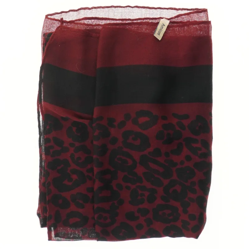 Nyt Rødt leopardmønstret tørklæde fra Amicus (str. 90x105 cm)