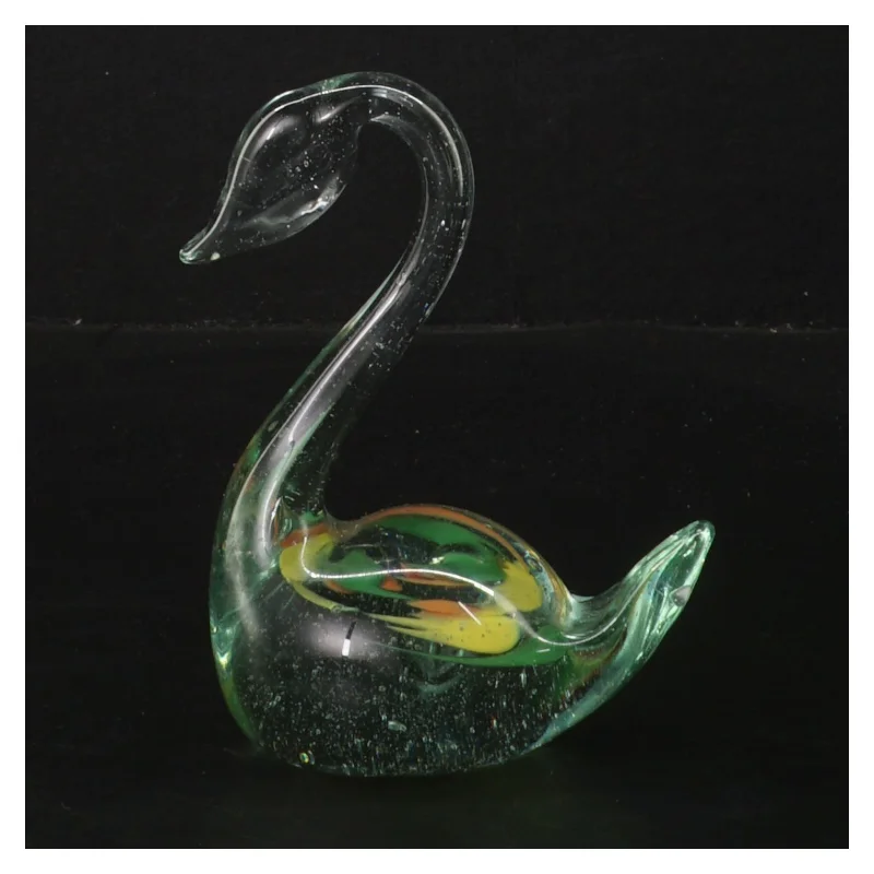 Glas svane dekoration (str. 12 cm)