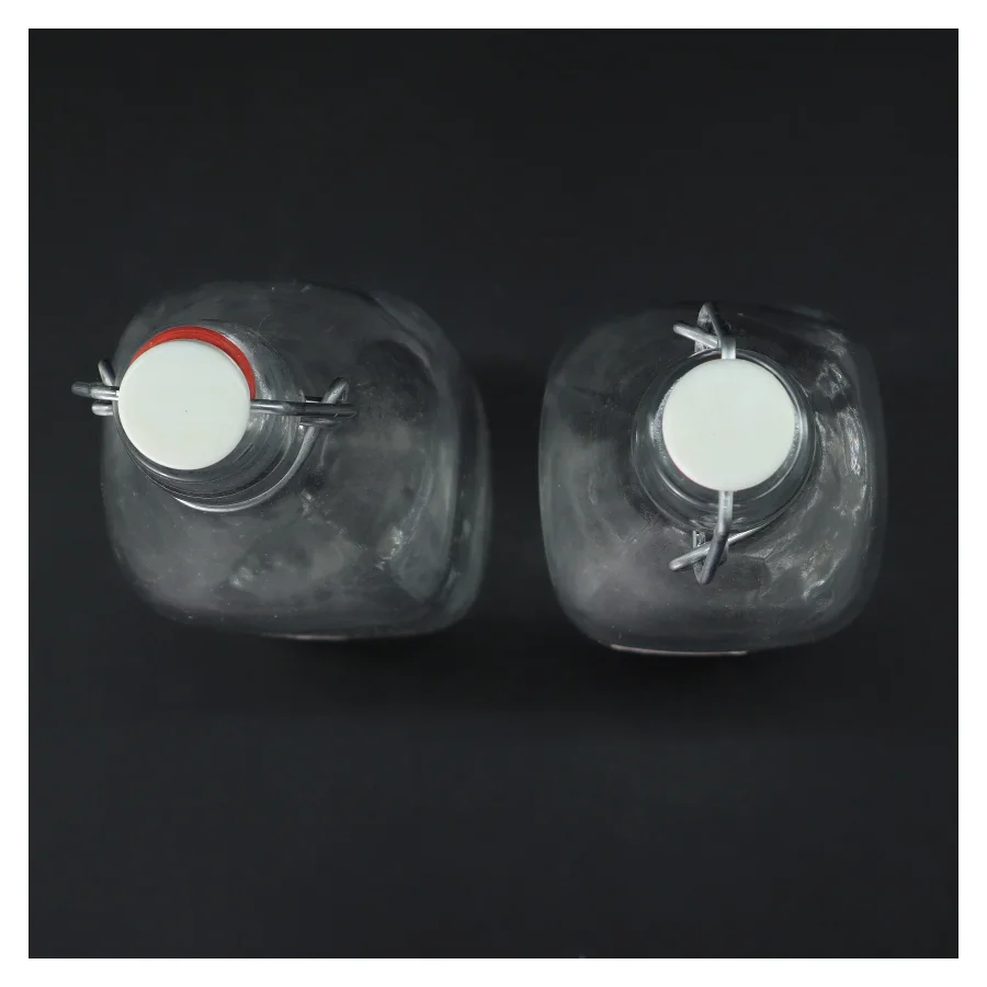 Glasflasker med patentlåg (str. 2 stk 33 cm)