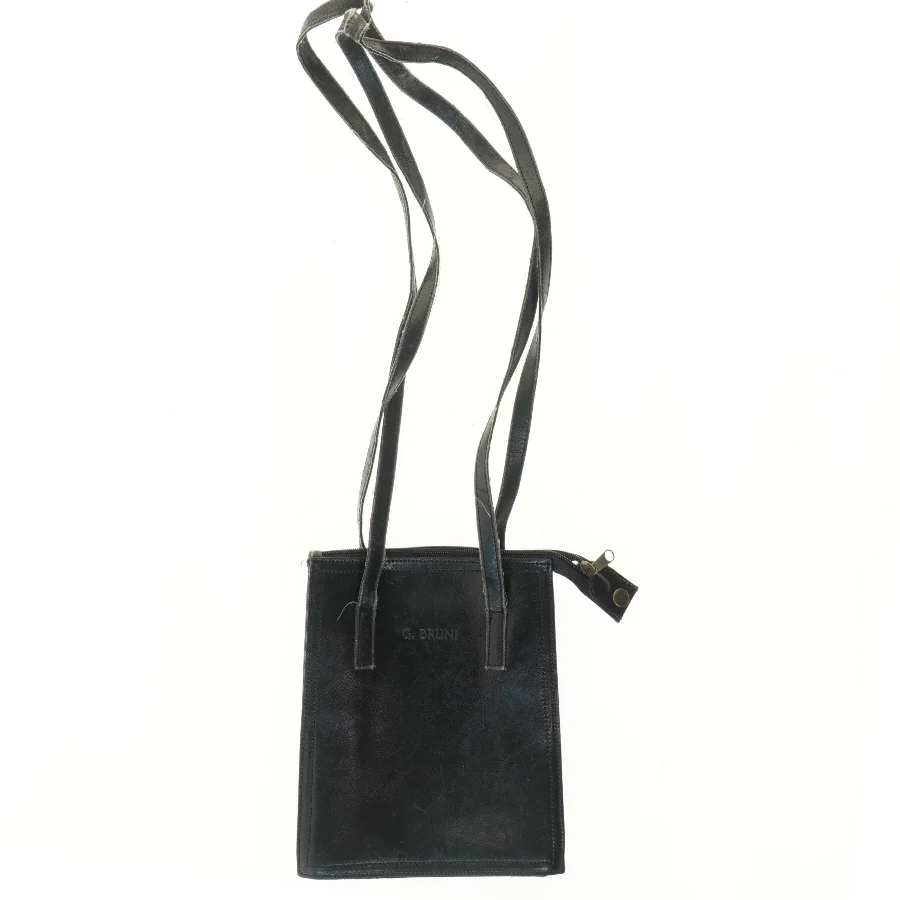 Sort skuldertaske fra G. Bruni (str. 24x19 cm)