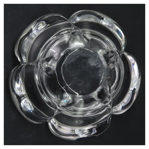 Glas lysestage fra Royal Copenhagen (str. Ø 10 cm)