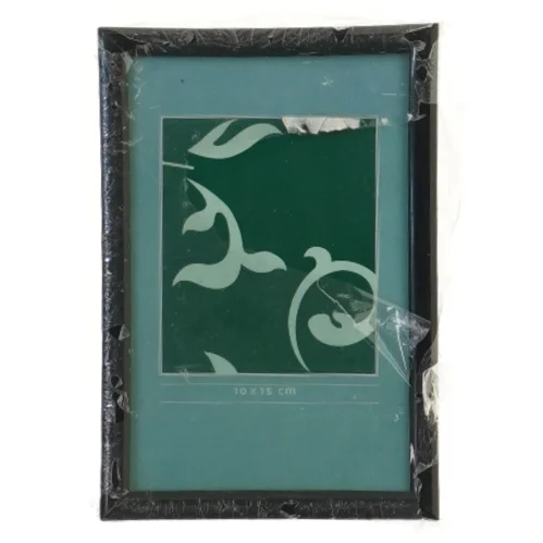 Sort billedramme 10x15 cm (str. 10x15 cm)