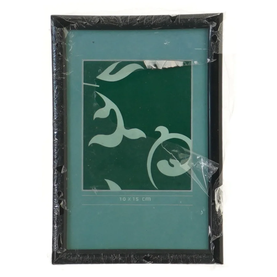 Sort billedramme 10x15 cm (str. 10x15 cm)