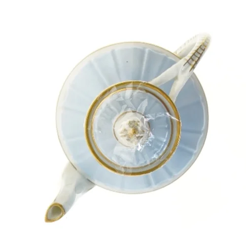 Porcelæn kande med blomsterdesign fra B&G (str. 20x23 cm)