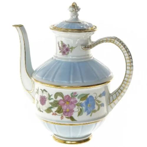 Porcelæn kande med blomsterdesign fra B&G (str. 20x23 cm)