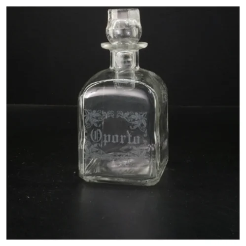 Glas karaffel med prop (str. 20x9 cm)