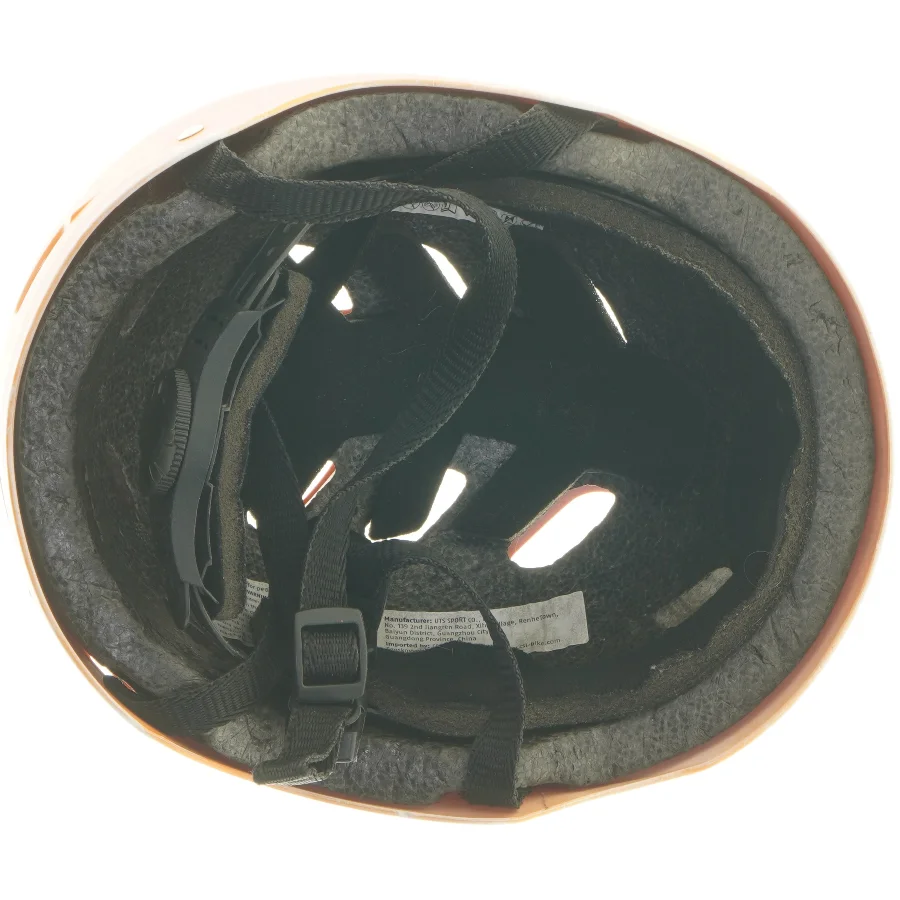 Orange cykelhjelm (str. 52-55 cm)