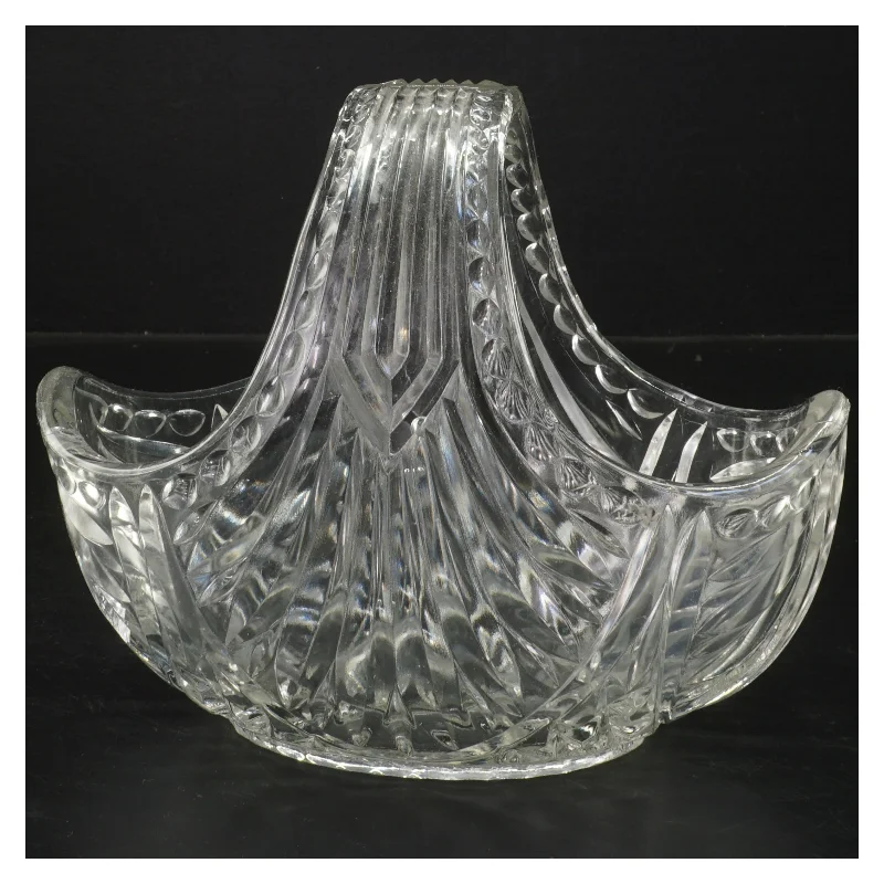 Klassisk krystal skål (str. 21x17 cm)fra holmegaard 