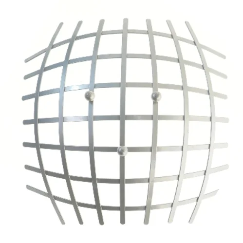 Metal frugtskål (str. 36x36 cm)