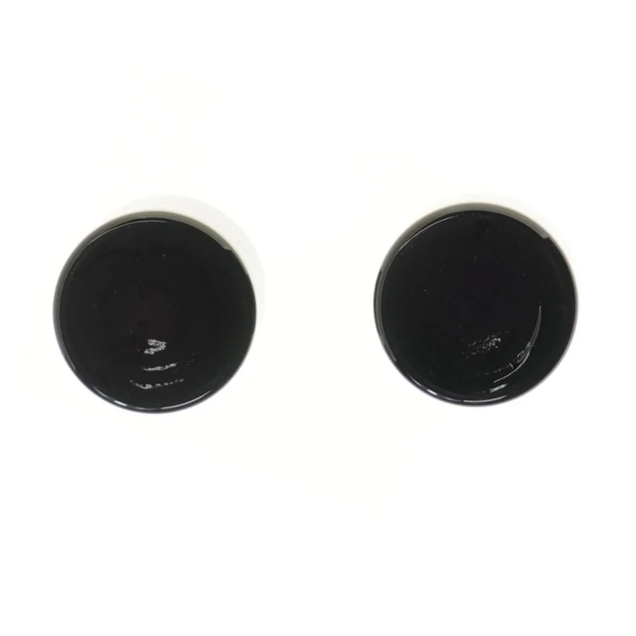 2 små nye lilla glasvaser (str. 11 cm)