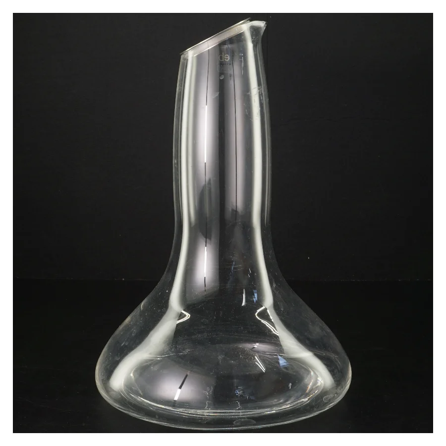 Glas karaffel fra holmegaard med hældetud fra Eb (str. 30 cm)