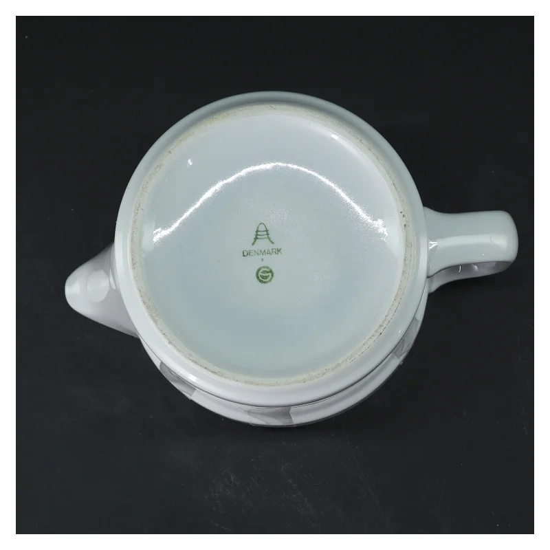 Porcelæn tekande fra blå kant(str. 12,5 cm) fra aluminia