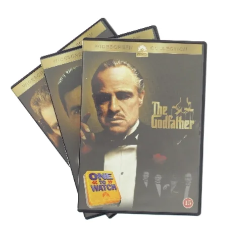 3 stk DVD Godfather, the med Marlon Brando (DVD)