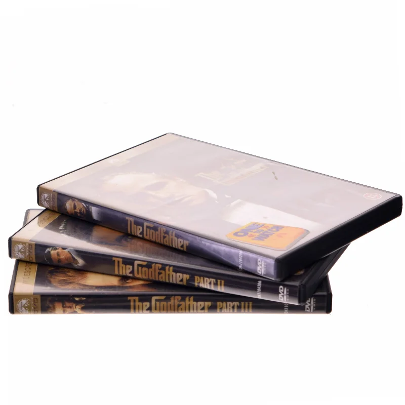 3 stk DVD Godfather, the med Marlon Brando (DVD)