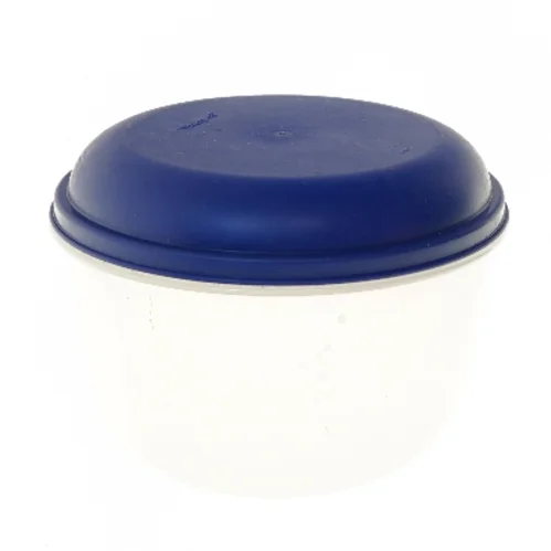 Tupperware plastikkrukke med låg fra Tupperware (str. Ø 20 cm)