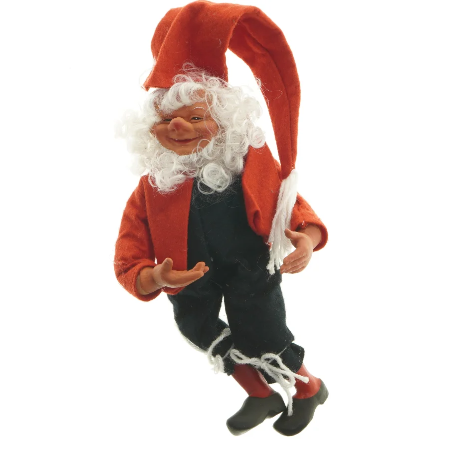 Julefigur med rød dragt (str. 37 cm)