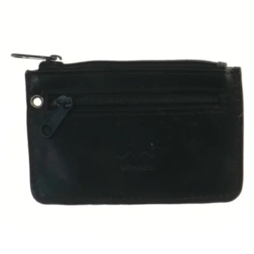Ny Sort pung med lynlås fra Monroe (str. 11,5x7,5 cm)