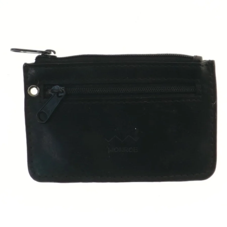 Ny Sort pung med lynlås fra Monroe (str. 11,5x7,5 cm)