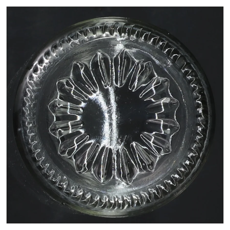 Glaskaraffel med prop (str. 24 cm)