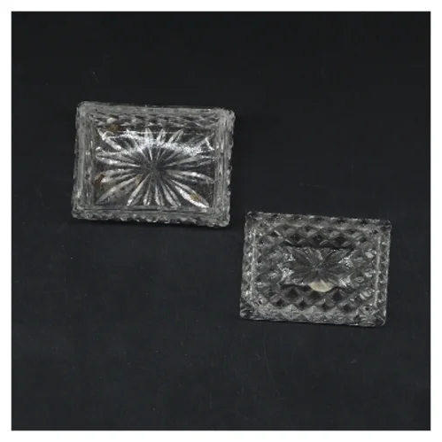 Glasskål med låg (str. 6,5x5 cm)