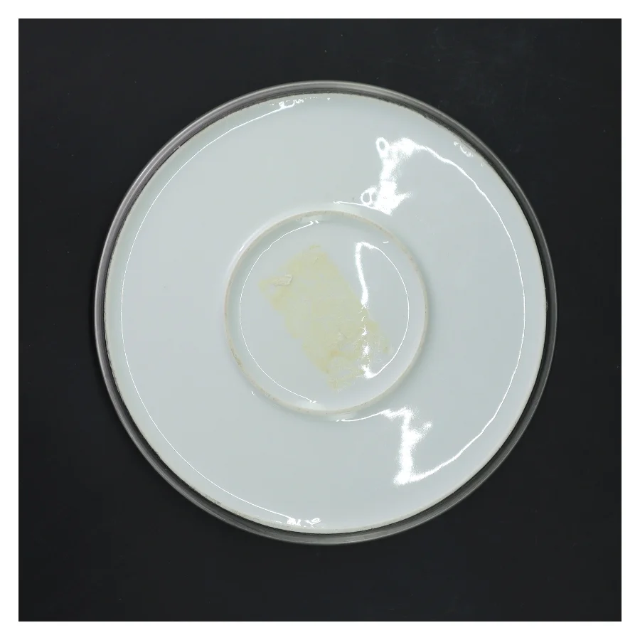 Dekorativt fad med mønster (str. Ø 19,5 cm)