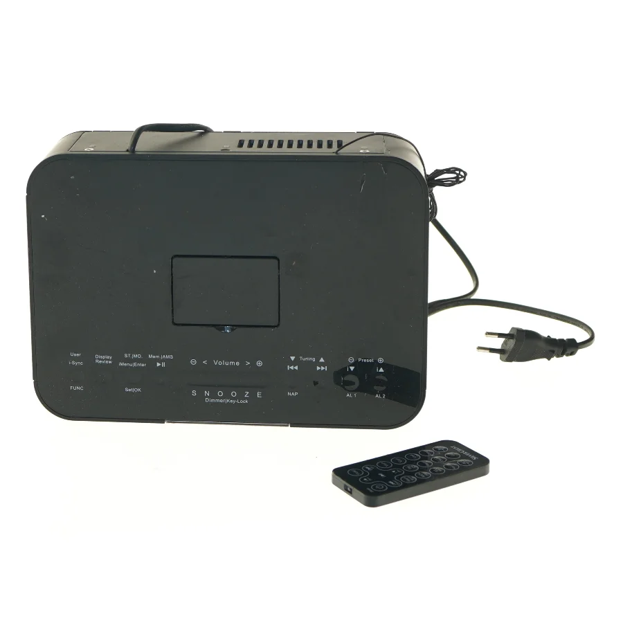 Silvercrest clock radio med fjernbetjening fra Silvercrest (str. 17x23,5x8 cm)