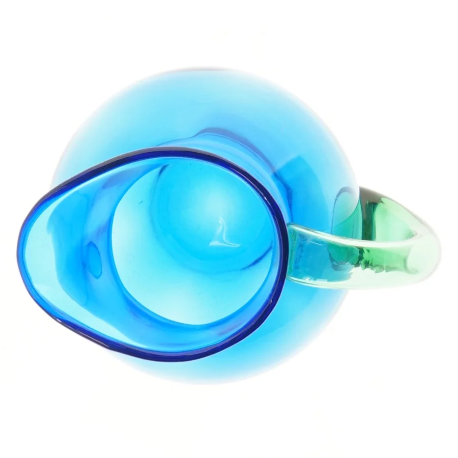 Ny Blå glas kande 23,5 cm (str. 23,5 cm)fra Orrefors