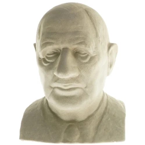 Keramik sparebøsse fra Bikuben (str. 11x18x14 cm)af Charles de Gaulle