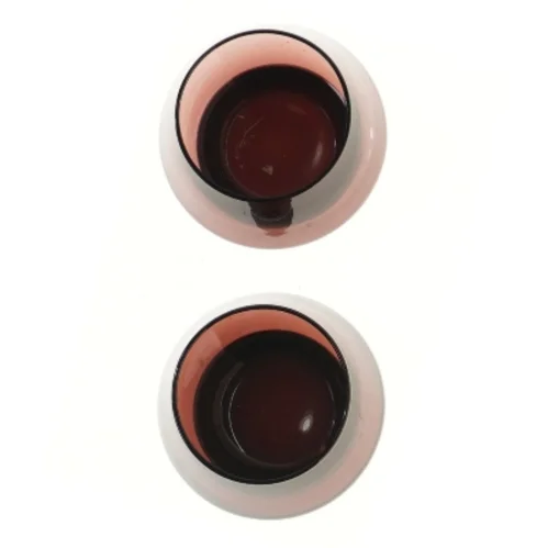 Røgglas lysestager (str. Ø 10 cm)