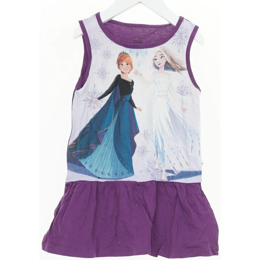 Ny Frozen kjole med tryk fra Disney (str. 98)