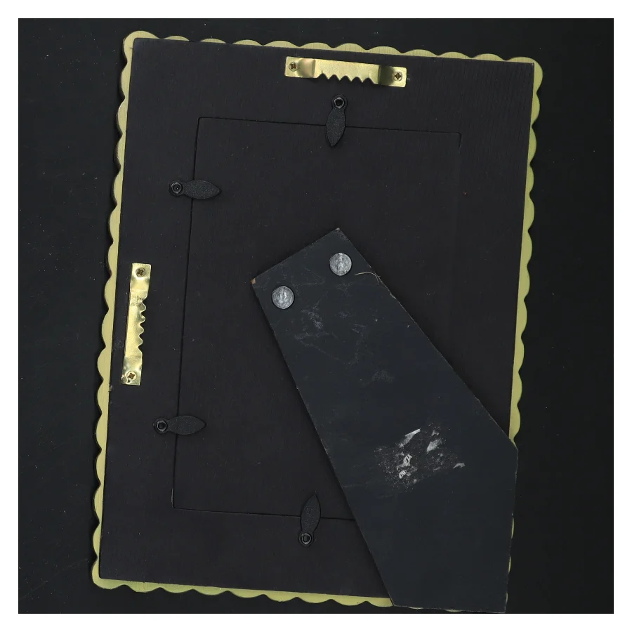 Fotoramme i flettet design (str. 22x16x1 cm)