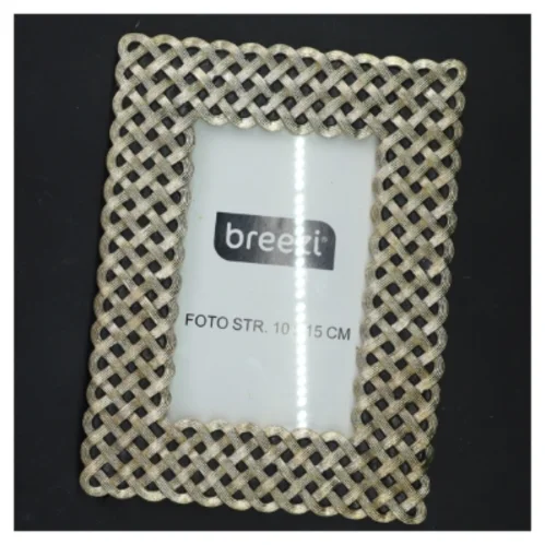 Fotoramme i flettet design (str. 22x16x1 cm)